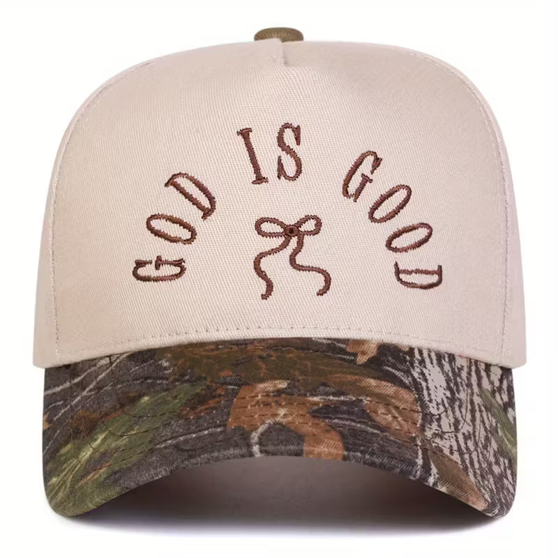 God Is Good Embroidered Hat