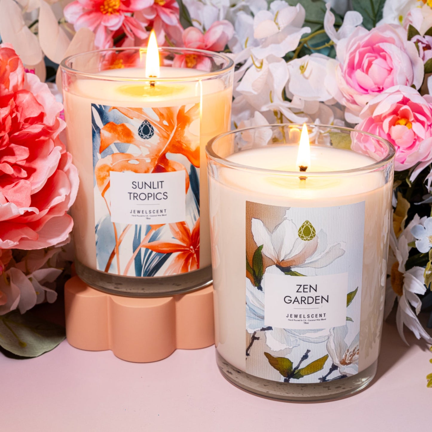 Sunlit Tropics 18oz Home Jewelry Candle