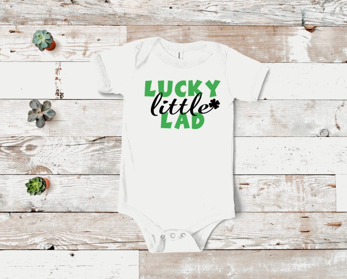 Lucky Little Lad//St. Patrick’s Day Baby/Toddler/Kid T-Shirt