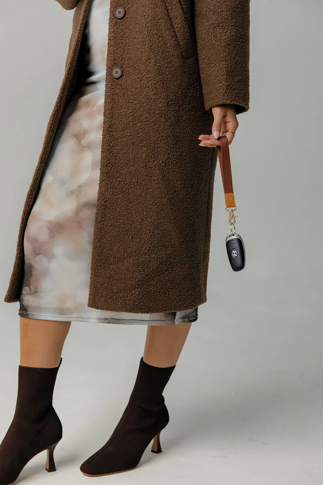 Crimson Bloom Wrist Lanyard