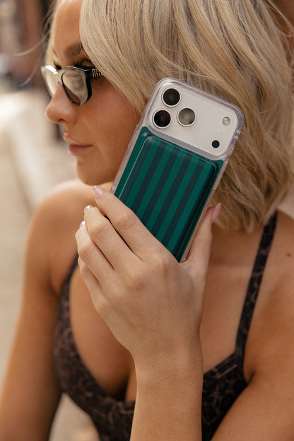 Evergreen Stripe Magnetic Case