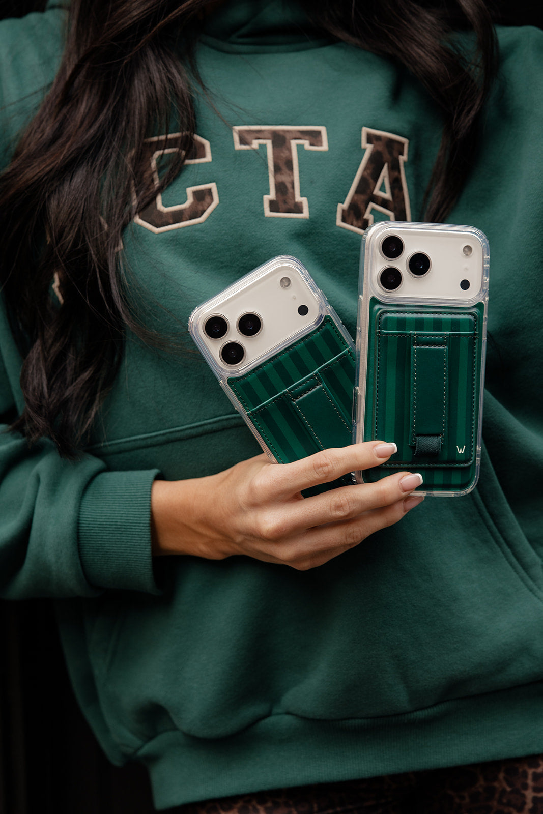 Evergreen Stripe Magnetic Case