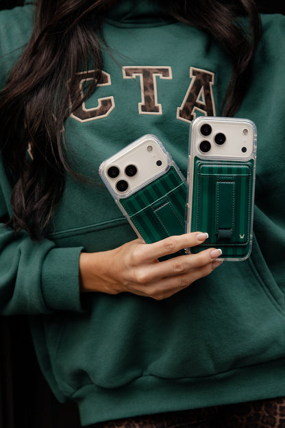 Evergreen Stripe Magnetic Case