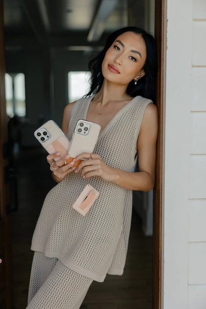 Creamsicle Color Block Magnetic Case and Wallet