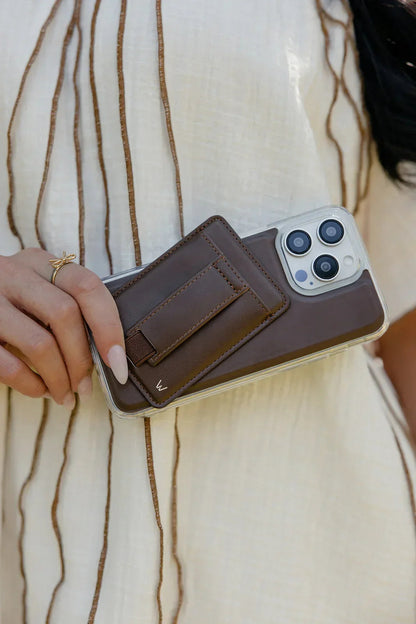 Dark Chocolate Magnetic Wallet