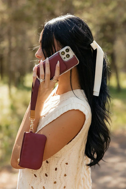 Merlot Truffle Wrist Lanyard