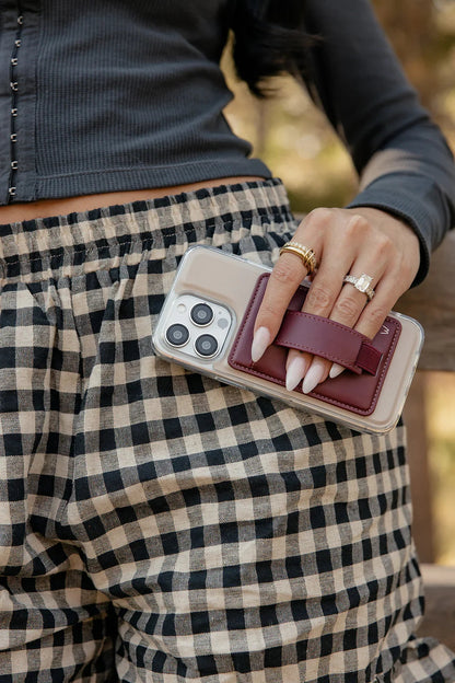 Merlot Truffle Magnetic Wallet