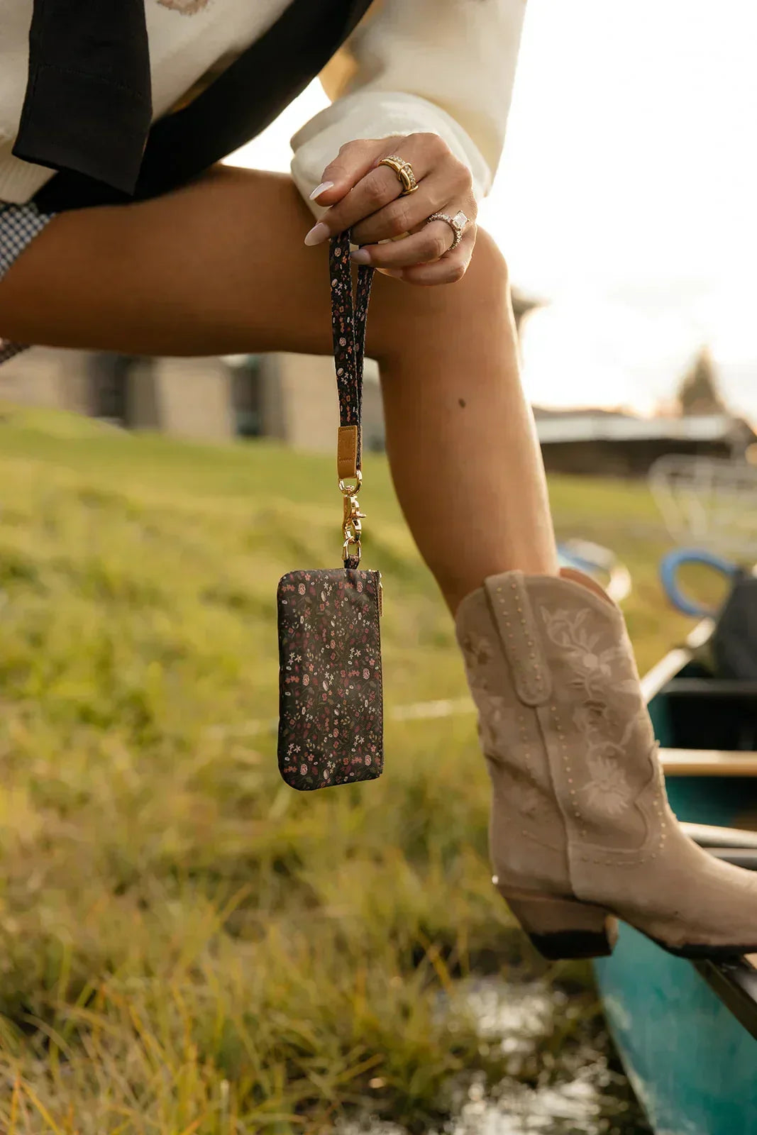 Twilight Blossom Wrist Lanyard