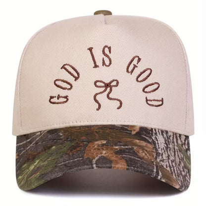 God Is Good Embroidered Hat