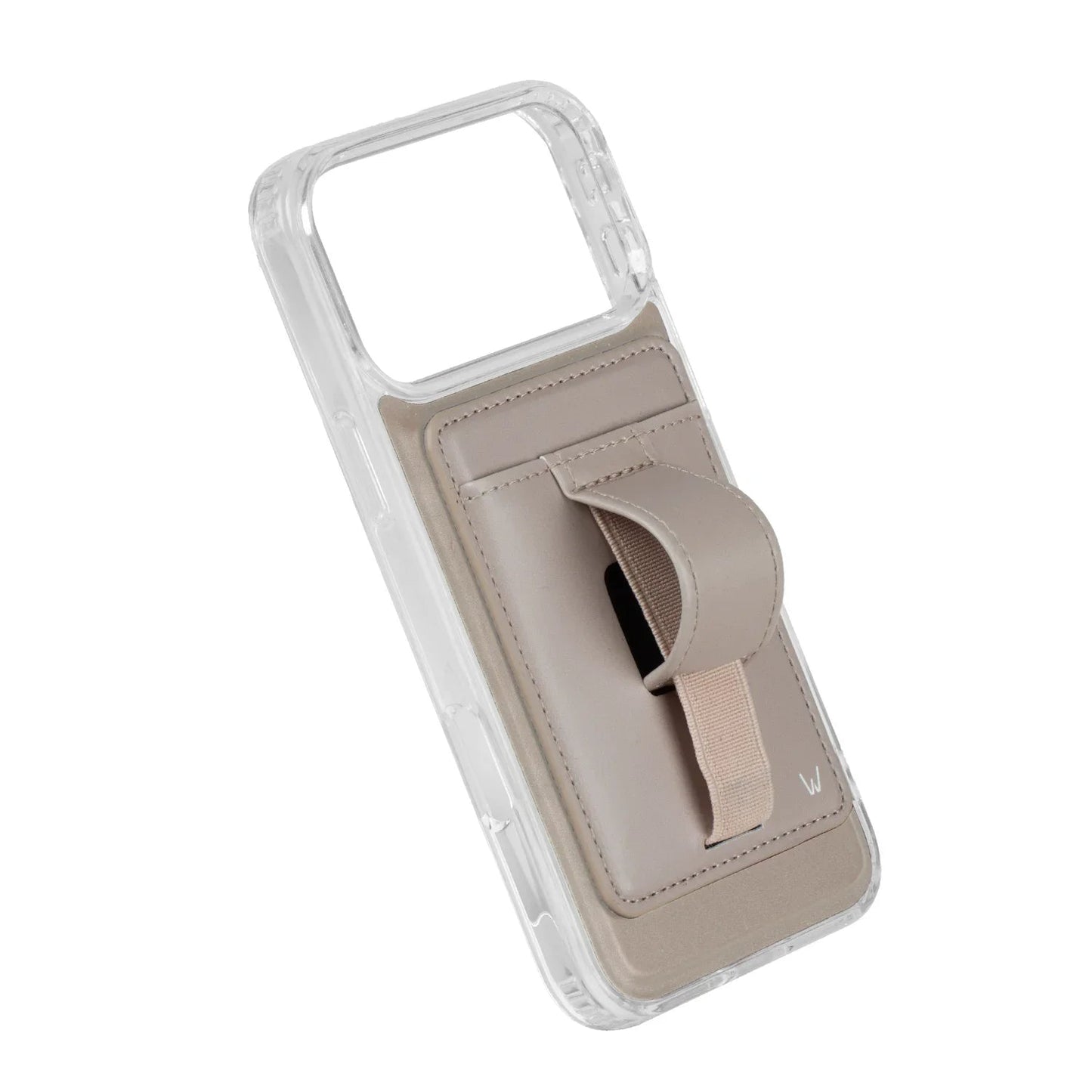 Almond Cream Magnetic Wallet