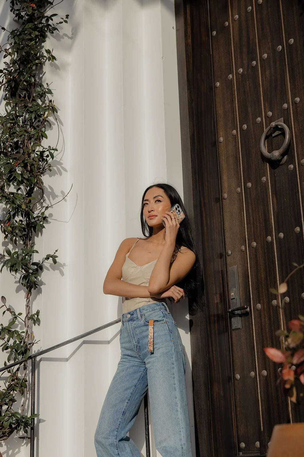 Foyer Floral Wrist Lanyard