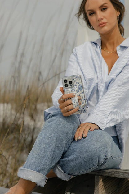 Blue Willow Magnetic Case and Wallet