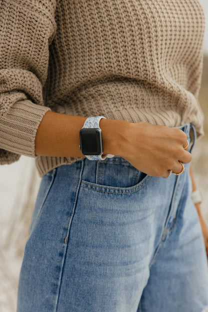 Blue Willow Apple Watch Band