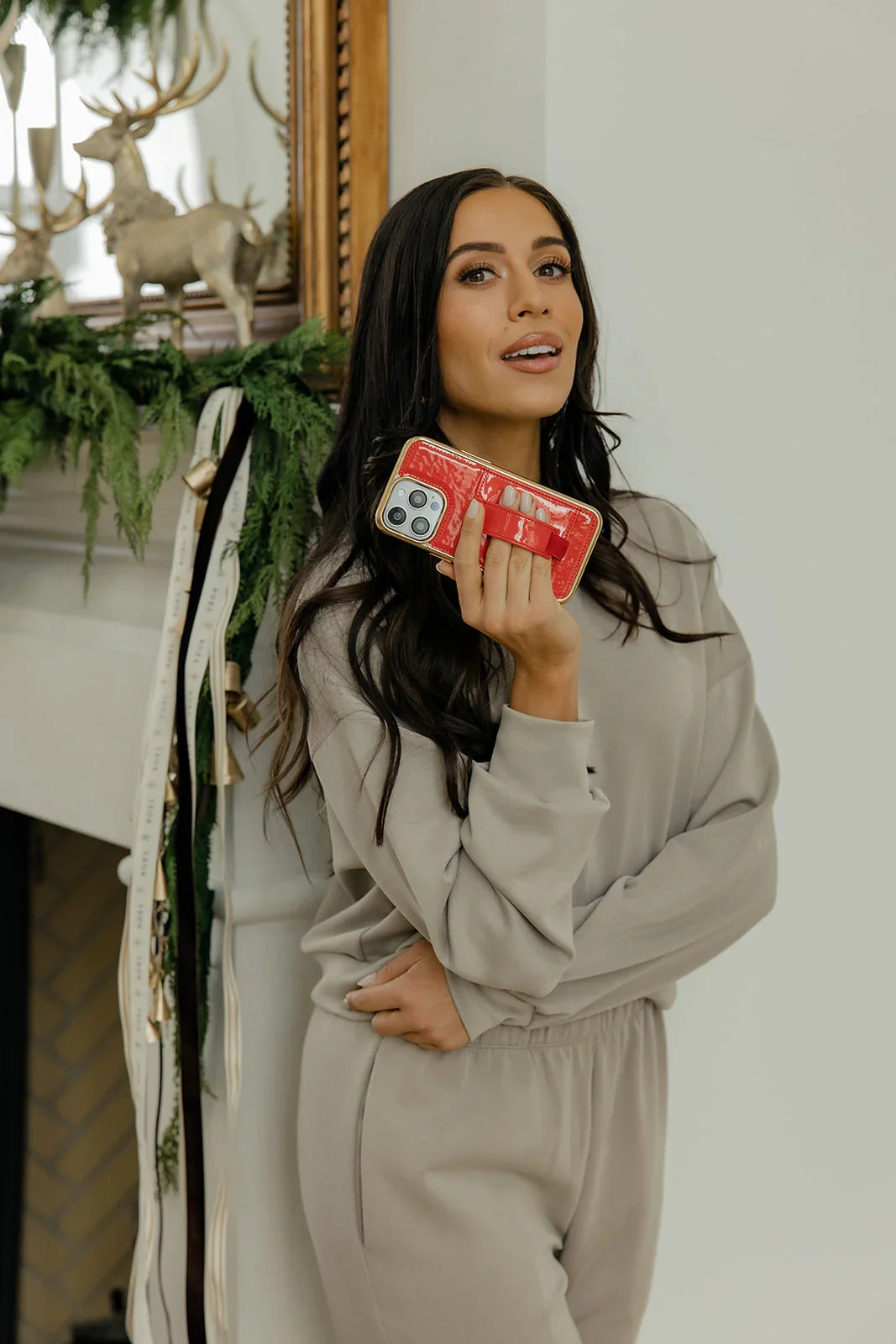 Red Radiance in Gold