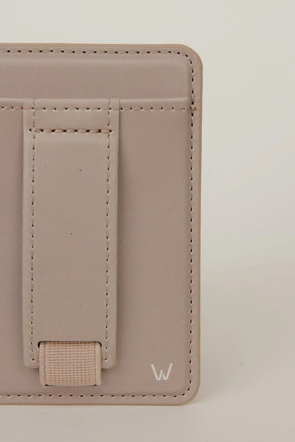 Almond Cream Magnetic Wallet