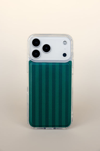 Evergreen Stripe Magnetic Case
