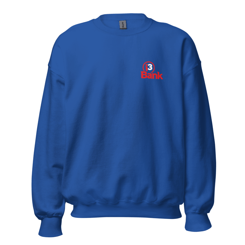 i3 Printed Crewneck Sweatshirt - Royal