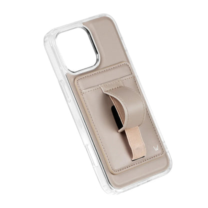 Almond Cream Magnetic Wallet