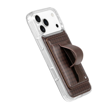 Cafe Gingham Magnetic Wallet