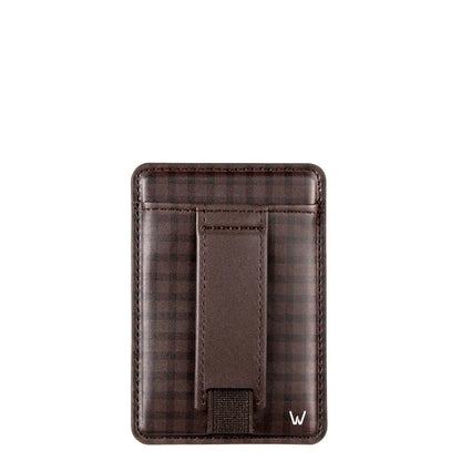 Cafe Gingham Magnetic Wallet
