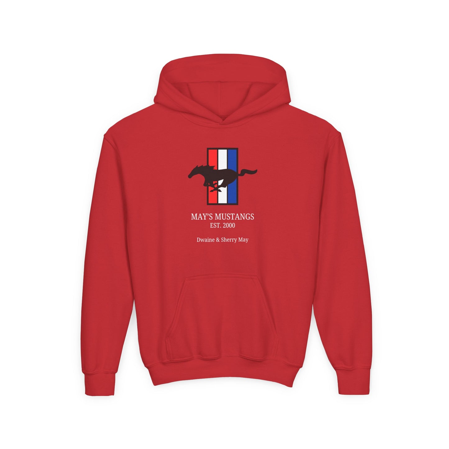 Youth May's Mustangs Hoodie
