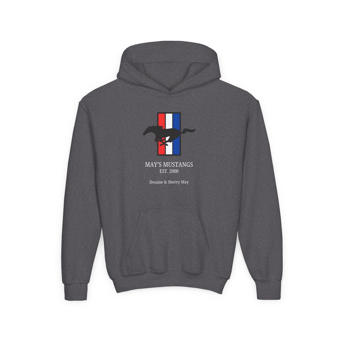 Youth May's Mustangs Hoodie