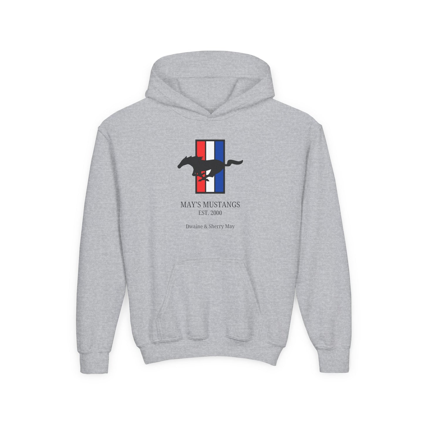 Youth May's Mustangs Hoodie