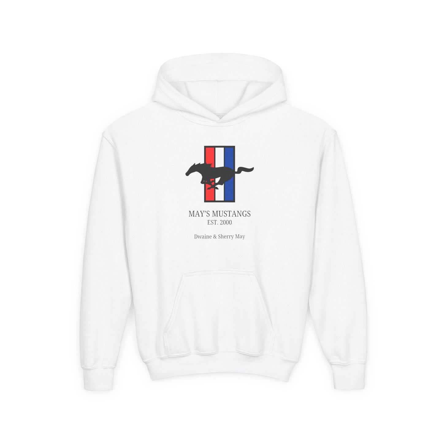 Youth May's Mustangs Hoodie