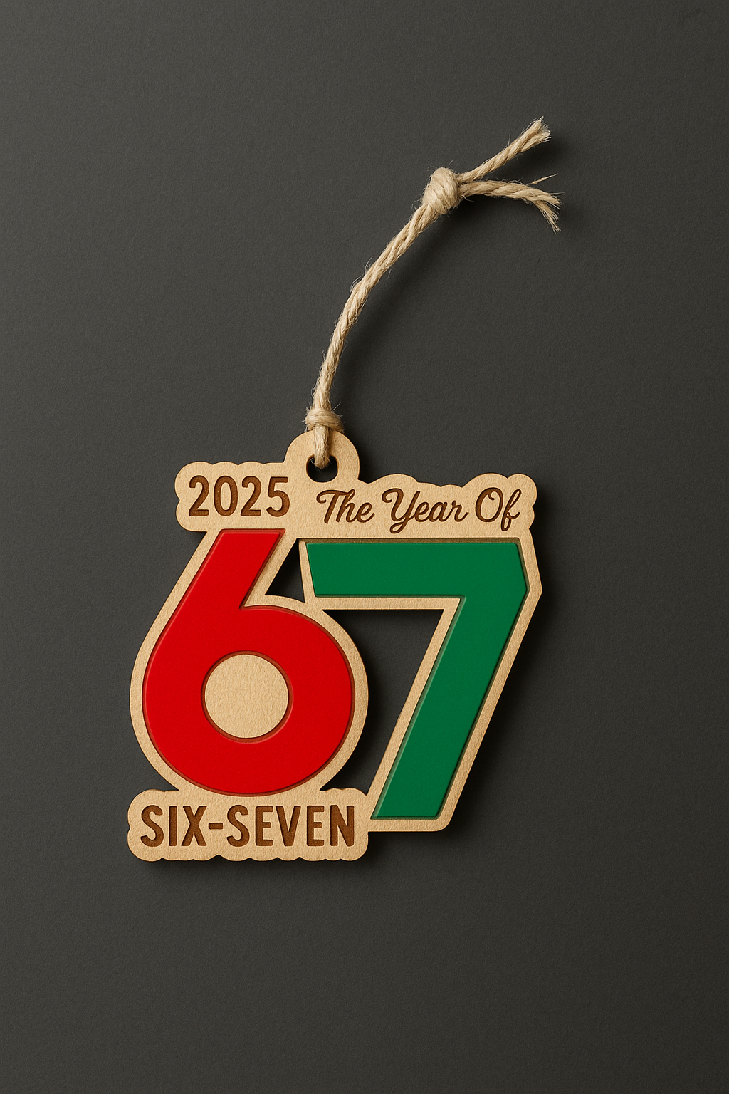 The year of 67 ornament