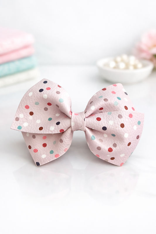 Pastel Confetti Bow