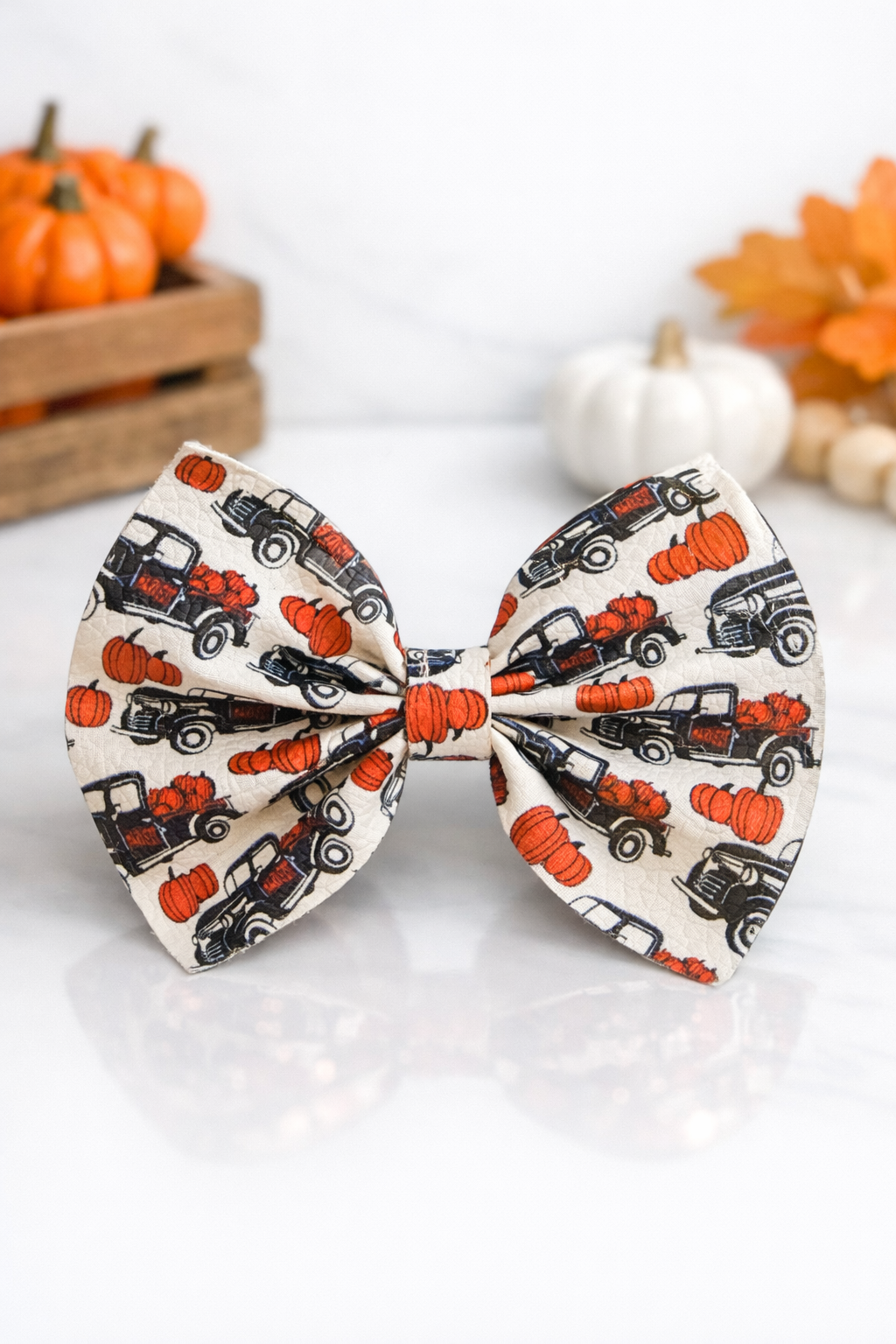 Pumpkin Patch Truck Bow