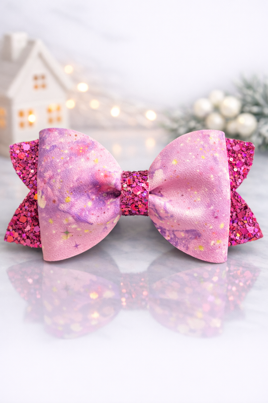 Galaxy Sparkle Bow