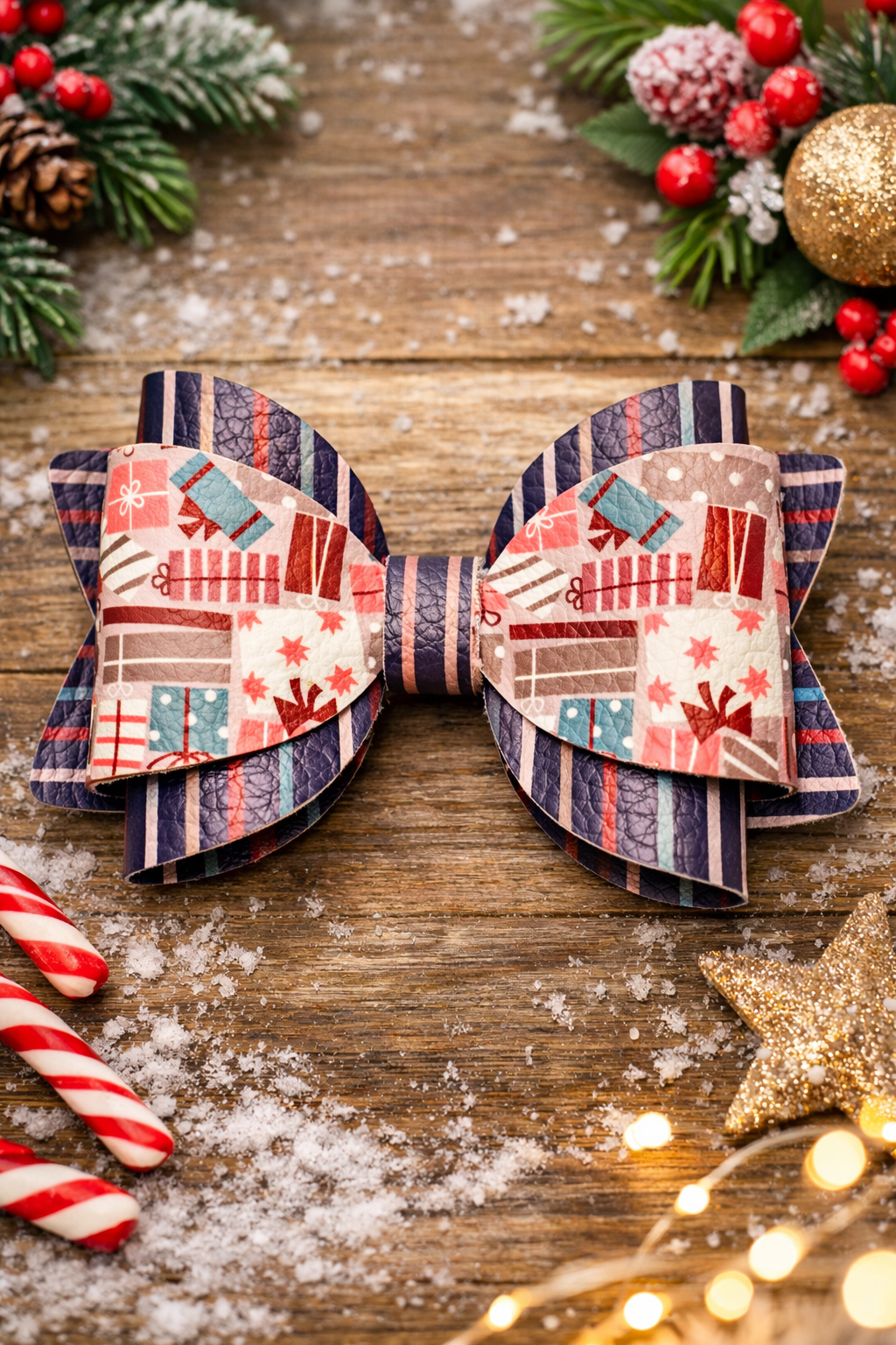 Holiday Gift Wrap Bow