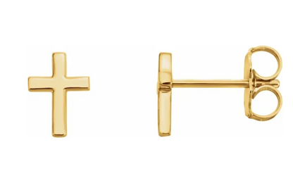 Cross Stud Earrings