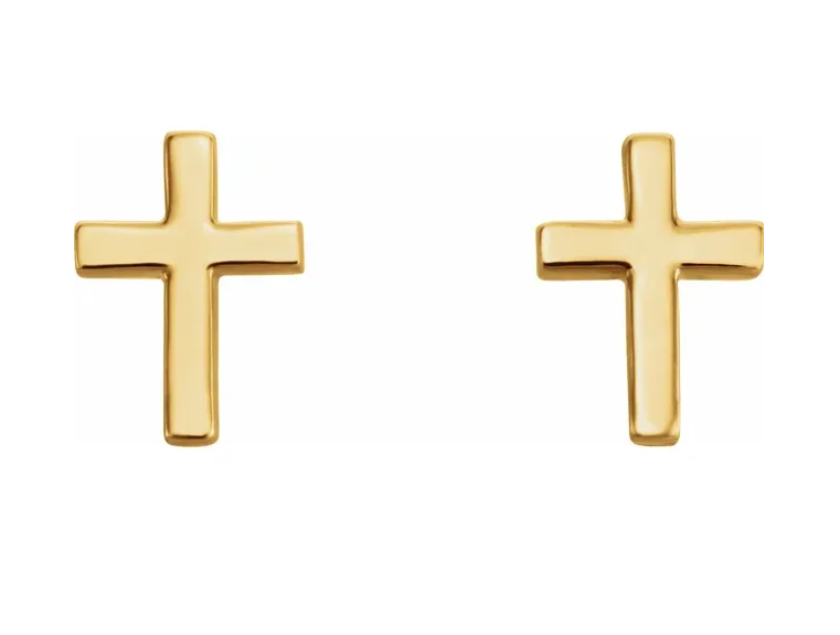 Cross Stud Earrings