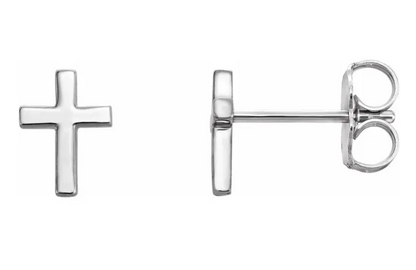 Cross Stud Earrings