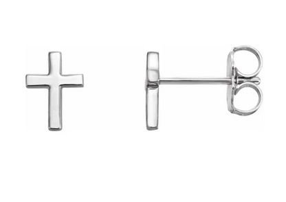 Cross Stud Earrings