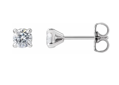 14K Gold 1/2 CTW Lab-Grown Diamond Stud Earrings