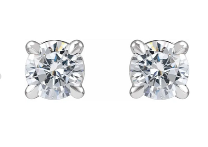 14K Gold 1/2 CTW Lab-Grown Diamond Stud Earrings