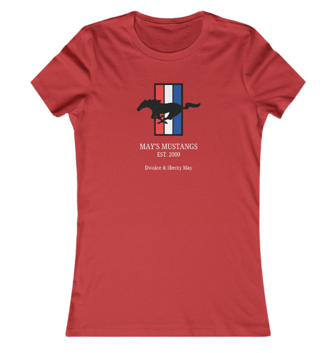Women's May's Mustangs T-Shirt