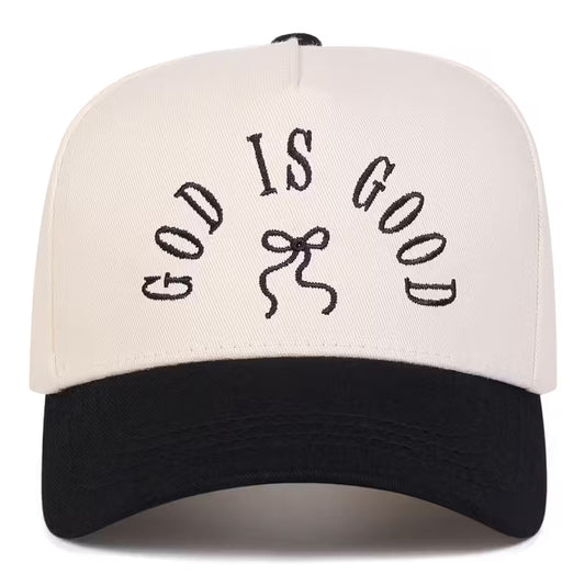 God Is Good Embroidered Hat