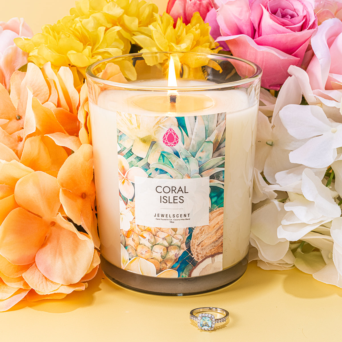 Coral Isles 18oz Home Jewelry Candle
