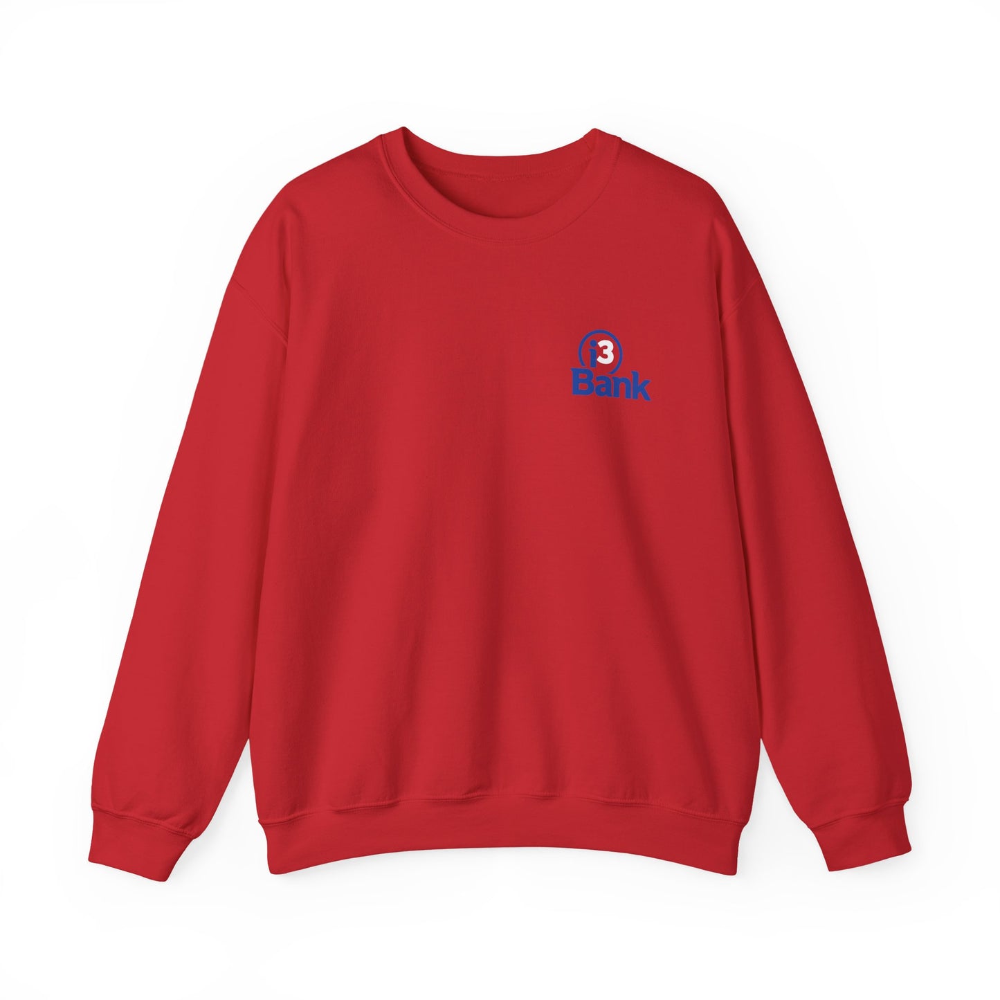 i3 Printed Crewneck Sweatshirt - Red