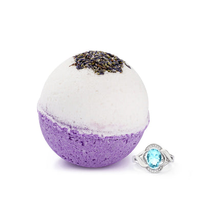Dreamy Lavender 10oz Jewelry Bath Bomb
