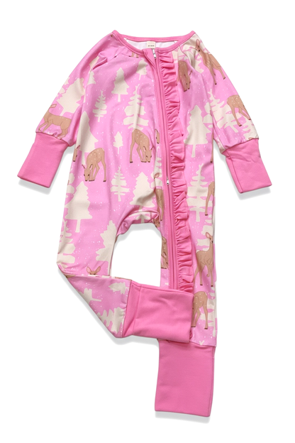 Christmas Tree Printed Baby Bodysuit