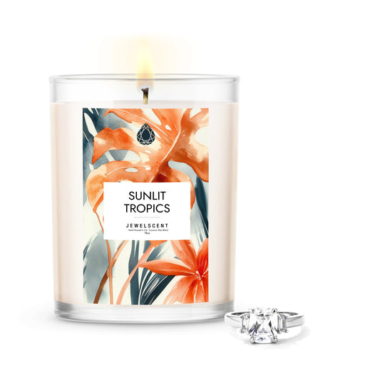 Sunlit Tropics 18oz Home Jewelry Candle