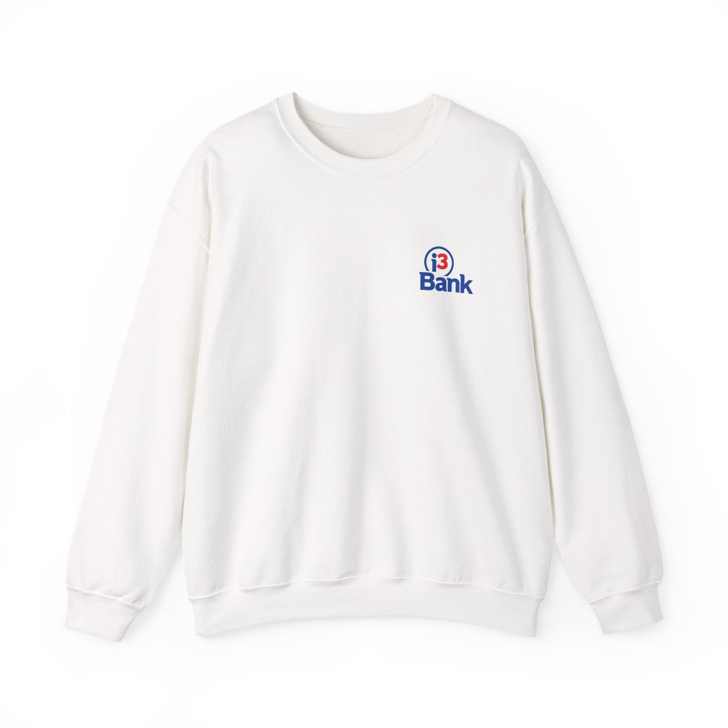 i3 Printed Crewneck Sweatshirt - White