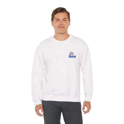 i3 Printed Crewneck Sweatshirt - White