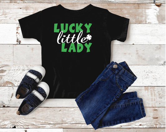Lucky Little Lady//St. Patrick’s Baby/Toddler/Kid T-Shirt